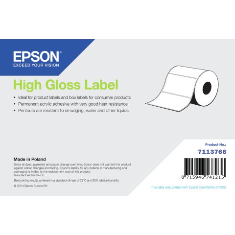 Epson High Gloss Label Etiqueta para impresora autoadhesiva