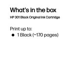 HP 301 Black Original Ink Cartridge