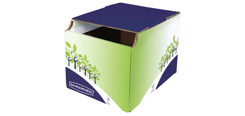Collecteur fellowes bankers box carton 400x420x550mm