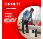 Polti StainOver SC30, lavatappeti con funzione pulitore a vapore, 4 funzioni in 1