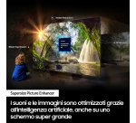 Samsung TV Crystal UHD 4K 98” UE98DU9070UXZT Smart TV Wi-Fi Graphite Black 2024, Processore Crystal 4K, 4K Upscaling, Slim Look, OTS Lite