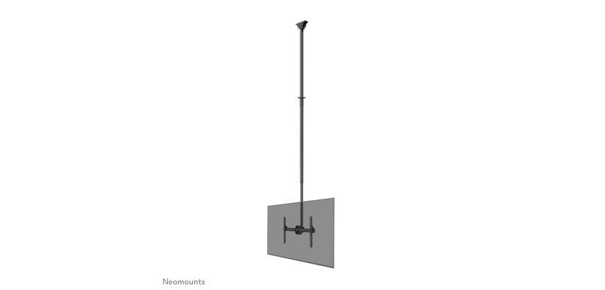 Neomounts CL35-440BL16XL Soporte de techo para monitor/TV 37-70" - alt. 250-300 cm