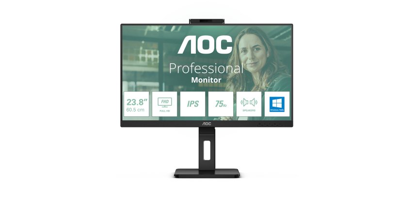 AOC 24P3CW écran plat de PC 60,5 cm (23.8") 1920 x 1080 pixels Full HD LED Noir