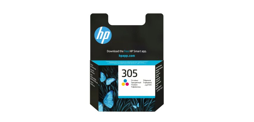 HP Cartouche d’encre trois couleurs 305 authentique