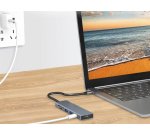 Conceptronic DONN23G replicatore di porte e docking station per laptop Cablato USB 3.2 Gen 1 (3.1 Gen 1) Type-C Grigio