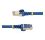 StarTech.com 5m CAT6a Ethernetkabel - 10Gb STP (F/FTP) Shielded Snagless 100W PoE LAN Internetkabel - 10Gbe Netwerk Patchkabel met Trekontlasting - Blauw - Individueel getest - TIA/UL