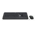 Logitech 920-008676 clavier Souris incluse Universel RF sans fil AZERTY Français Noir