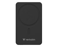Verbatim Charge 'n' Go Essentials Magnetic Wireless Power Bank 5000 mAh Black