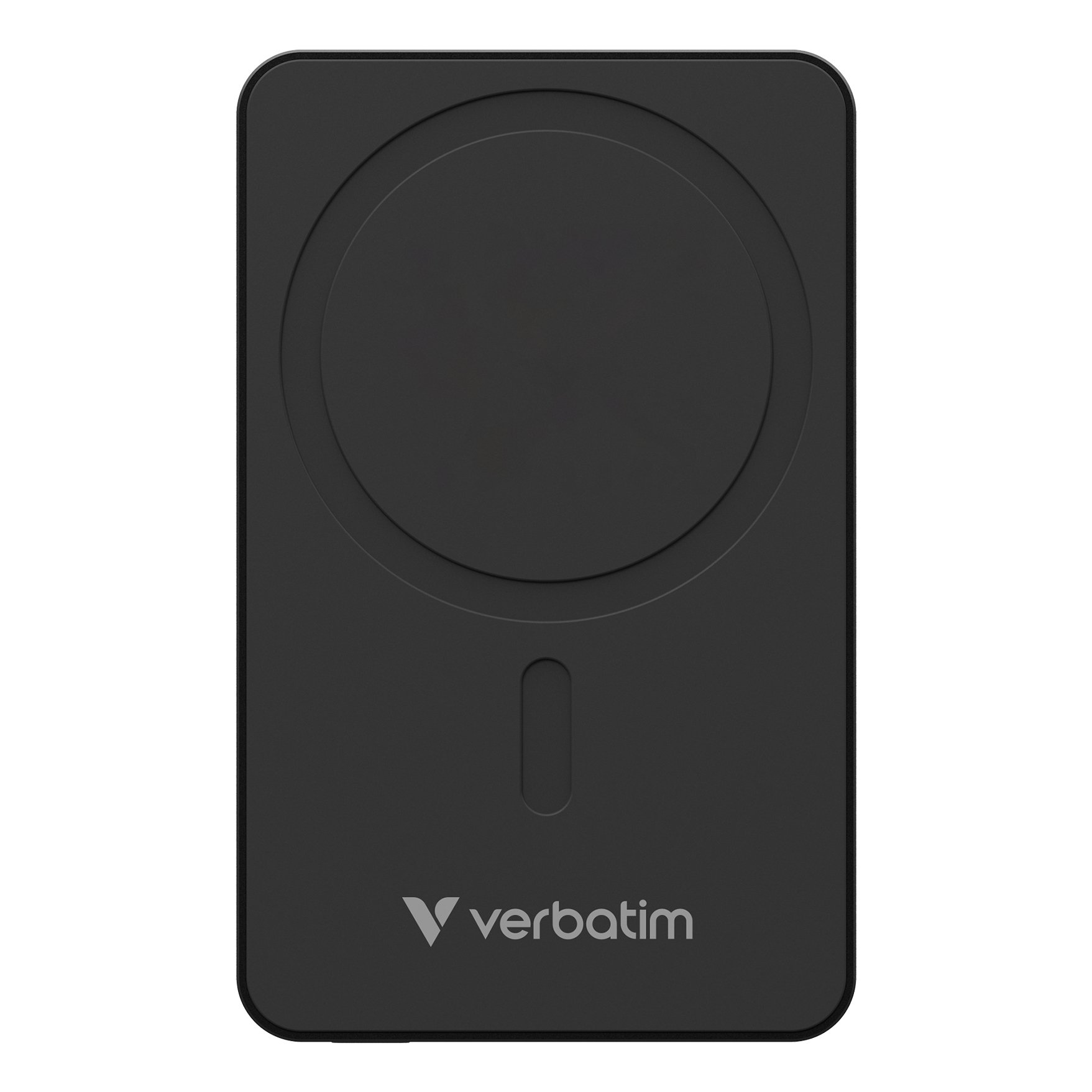 Verbatim Charge 'n' Go Essentials Magnetic Wireless Power Bank 5000 mAh Black