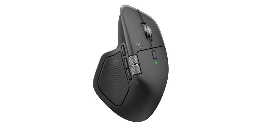 Logitech MX Master 4 souris Bureau Droitier RF sans fil + Bluetooth Laser 8000 DPI
