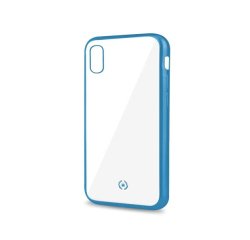 Celly Laser Matt custodia per cellulare 15,5 cm (6.1") Cover Trasparente, Blu