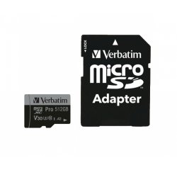 Verbatim 47046 mémoire flash 512 Go MicroSDXC UHS-I Classe 10