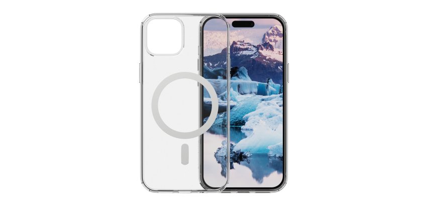 dbramante1928 Iceland Pro MagSafe custodia per cellulare Cover Trasparente, Bianco
