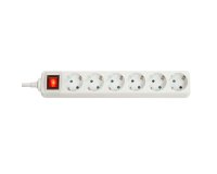Lindy Multiprise 6 prises Schuko avec interrupteur