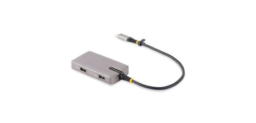 StarTech.com Adaptador Multipuertos USB-C - Docking Station USB Tipo C HDMI 4K60 - Hub Ladrón USB 3.0 de 3 Puertos - Entrega de Alimentación PD 100W - GbE - Win/Mac/ChromeOS