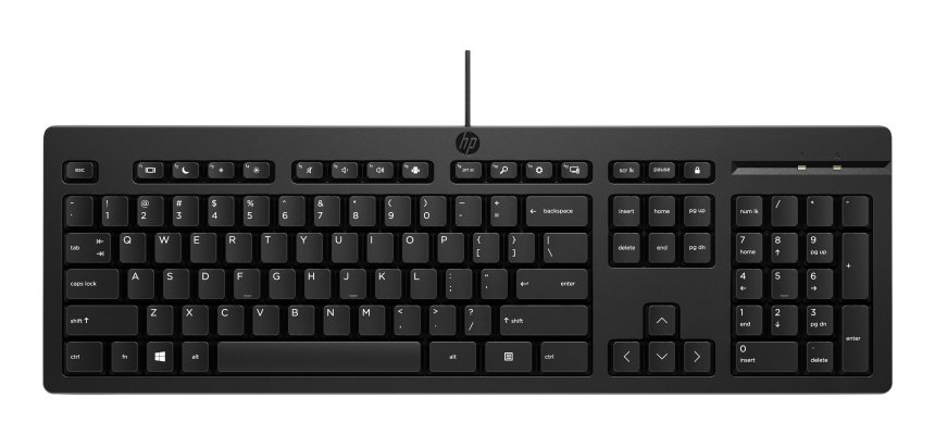 HP Teclado con cable USB 125 G2