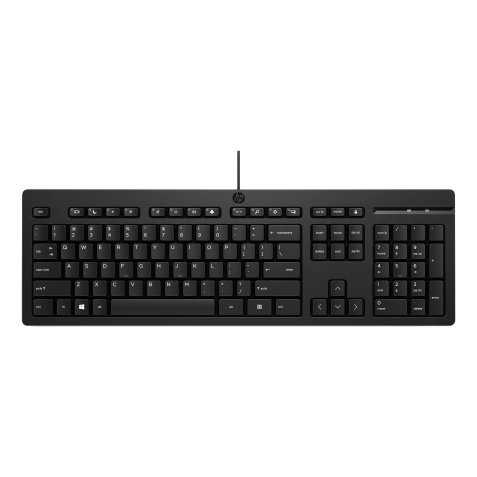 HP 125 G2 USB WD KBD FR clavier Bureau Noir