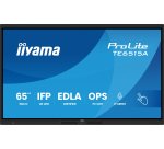 iiyama TE6515A-B1AG Écran d'affichage dynamique Écran plat interactif 163,8 cm (64.5") Wifi 550 cd/m² 4K Ultra HD Noir Écran tactile Intégré dans le processeur Android