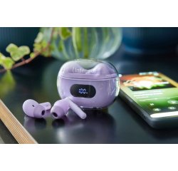 Intenso T313AE Auricolare True Wireless Stereo (TWS) In-ear Chiamate/Musica/Sport/Tutti i giorni USB tipo-C Bluetooth Viola