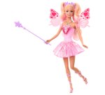 Barbie Fantasy Fairy Doll with Color-Change Wings and Outfit, Includes Toy Wand with Sponge & Fashion Accessories