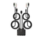 Lindy 2 Port HDMI 18G, USB Type C, USB 2.0 and Audio Cable KVM Switch