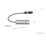 i-tec Metal Universal Charging HUB 2xUSB-C + 2x USB-A Port + Power Delivery 85W