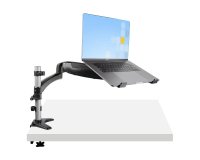 StarTech.com Supporto per PC portatile o monitor singolo da 34" (8Kg) articolato - Staffa per ripiano per laptop - Braccio porta monitor/notebook ergonomico