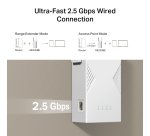 TP-Link BE3600 Émetteur et récepteur réseau Blanc 2500 Mbit/s