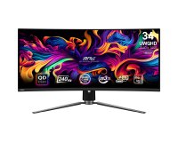 MSI MPG 341CQPX QD-OLED computer monitor 86.4 cm (34") 3440 x 1440 pixels UltraWide Quad HD Black