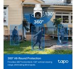 TP-Link Tapo TC41 V2 Spherical IP security camera Indoor & outdoor 2304 x 1296 pixels Ceiling/Wall/Pole