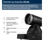 HP Poly Caméra intelligente Poly Studio E60 4K MPTZ avec zoom optique 12x