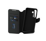 PanzerGlass CARE™ by ® Tango 2-in-1 Wallet Case w. Qi Compatible Samsung Galaxy S25 protective phone case Black Cover
