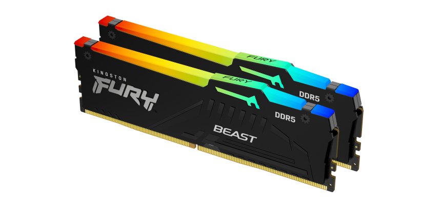 Kingston Technology FURY Beast 16 Go 6000 MT/s DDR5 CL36 DIMM (Kits de 2) RGB EXPO