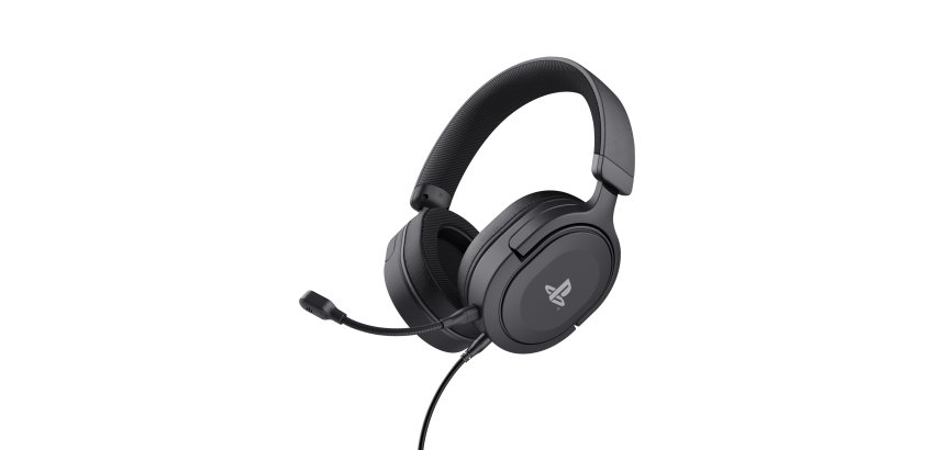 Trust GXT 498 Forta Gaming Headset - Officieel gelicentieerde Playstation 5 gamingheadset – Opklapbare microfoon – Over-ear ontwerp – Zwart