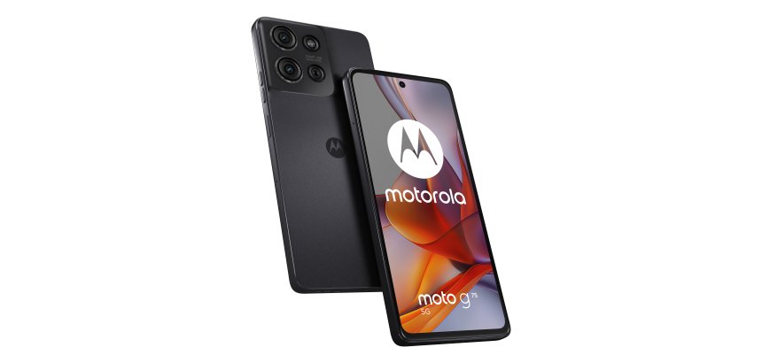 Motorola moto G75 5G 17,2 cm (6.78") Double SIM hybride Android 14 USB Type-C 8 Go 256 Go 5000 mAh Gris