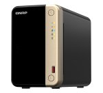 QNAP TS-264 NAS Tower Intel® Celeron® N5095 8 Go 0 To QNAP QTS Noir, Or