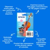 Epson Cartouche d’encre magenta clair Claria Photo HD 250XL Violon