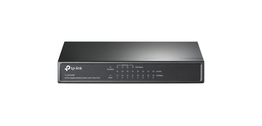 TP-Link 8-Port Gigabit Desktop PoE Switch with 4-Port