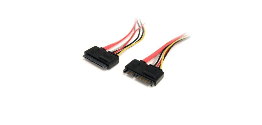StarTech.com Cable de Extensión SATA de 22 Pines - Serial ATA Macho - SATA Hembra - 0,3m