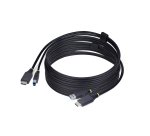 StarTech.com Cable KVM HDMI y USB 3.0 5Gbps de 3m - 4K 60Hz - Cable Combo HDMI 2.0 y USB para Switch Conmutador KVM