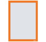 Porte-affiche nobo magnetique autocollant a4 cadre coloris  orange