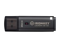 Kingston Technology IronKey 256 Go Locker Plus 50 G2, FIPS 197, AES-256