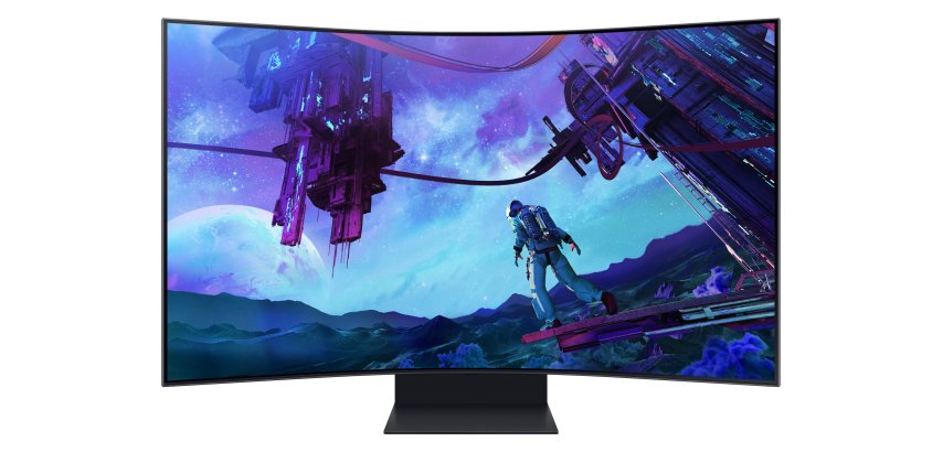 Samsung G97NC computer monitor 139.7 cm (55") 3840 x 2160 pixels 4K Ultra HD LED Black