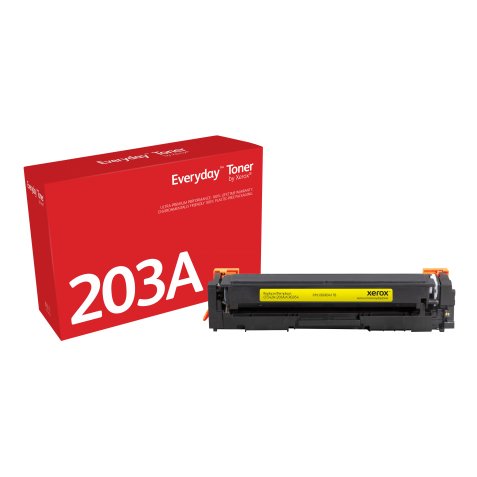 Everyday El tóner ™ Amarillo de Xerox es compatible con HP 202A (CF542A/CRG-054Y), Capacidad estándar