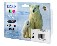 Epson 26XL Multipack - 4-pack - XL - black, yellow, cyan, magenta - original - ink cartridge