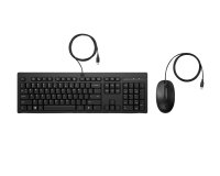 HP INC. clavier Souris incluse Bureau USB Noir
