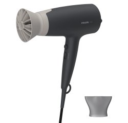 Philips Serie 3000 Asciugacapelli nero con accessorio ThermoProtect BHD351/10