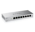 Zyxel GS1200-8HPV3 Géré L2 Gigabit Ethernet (10/100/1000) Connexion Ethernet, supportant l'alimentation via ce port (PoE) Bureau Gris