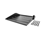 StarTech.com Étagère Rack 19 pouces 2U - Plateau Rackable Universel Ventilé - Étagère Baie de Brassage - Étagère Cantilever Rack 19" - Capacité 91kg - Rangement Rack Informatique - Profondeur 50cm (20"), Noir