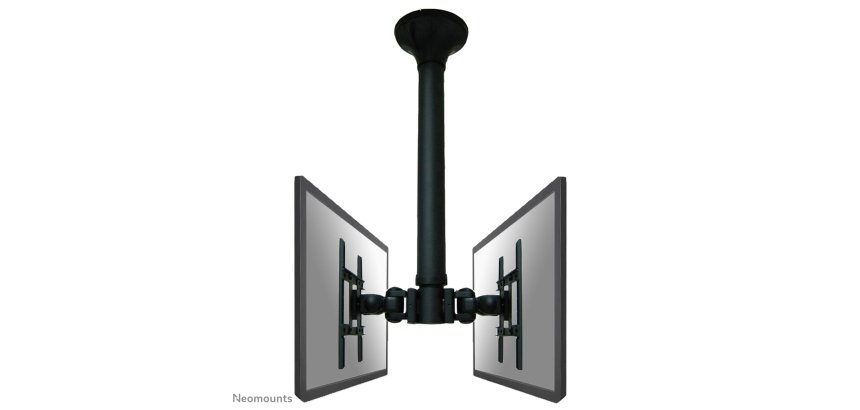 Neomounts FPMA-C200D Support de plafond pour écran de 10-40" - h64-104 cm